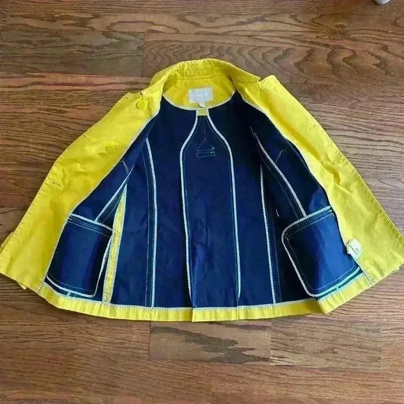 Banana Republic Mid Length Trench Coat Size XS Rain Coat Outerwear Pea Coat - Picture 9 of 12